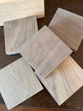 Load image into Gallery viewer, Large wood coasters - Black Walnut