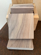 Load image into Gallery viewer, Large wood coasters - Black Walnut